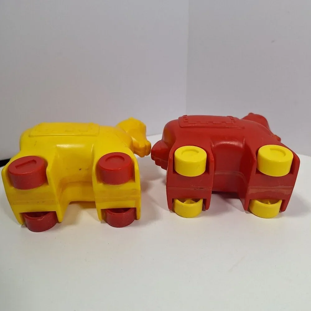 Illco Disney Mickey Donald Rolling Horse For Castle Playset Vintage - Picture 14 of 14